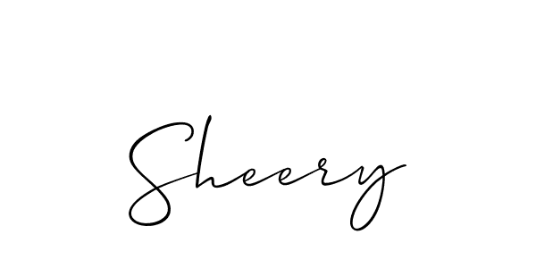 if you are searching for the best signature style for your name Sheery. so please give up your signature search. here we have designed multiple signature styles  using Allison_Script. Sheery signature style 2 images and pictures png