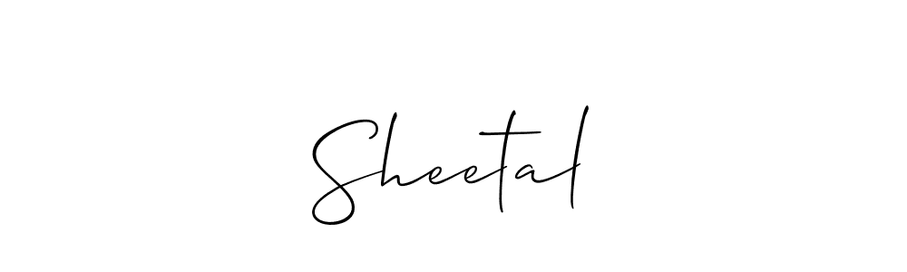 Also we have Sheetal♡ name is the best signature style. Create professional handwritten signature collection using Allison_Script autograph style. Sheetal♡ signature style 2 images and pictures png