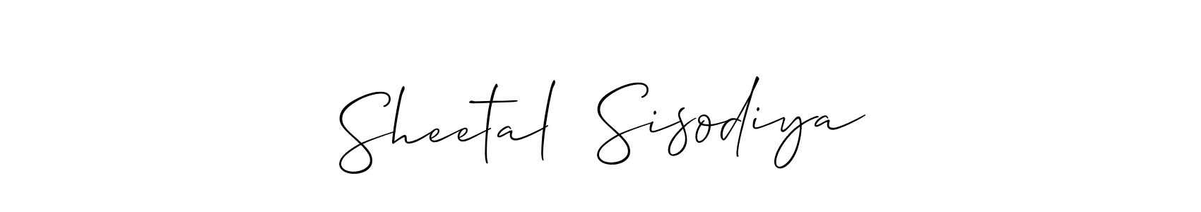 See photos of Sheetal  Sisodiya official signature by Spectra . Check more albums & portfolios. Read reviews & check more about Allison_Script font. Sheetal  Sisodiya signature style 2 images and pictures png