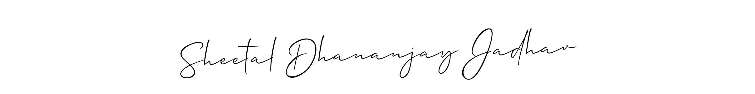 Check out images of Autograph of Sheetal Dhananjay Jadhav name. Actor Sheetal Dhananjay Jadhav Signature Style. Allison_Script is a professional sign style online. Sheetal Dhananjay Jadhav signature style 2 images and pictures png