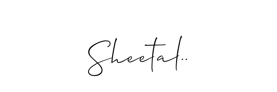 How to Draw Sheetal.. signature style? Allison_Script is a latest design signature styles for name Sheetal... Sheetal.. signature style 2 images and pictures png