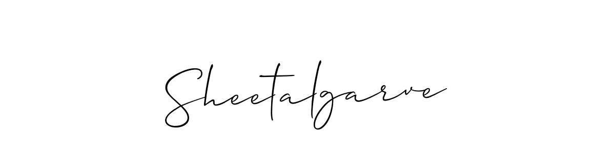 Make a short Sheetalgarve signature style. Manage your documents anywhere anytime using Allison_Script. Create and add eSignatures, submit forms, share and send files easily. Sheetalgarve signature style 2 images and pictures png