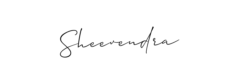 How to Draw Sheevendra signature style? Allison_Script is a latest design signature styles for name Sheevendra. Sheevendra signature style 2 images and pictures png