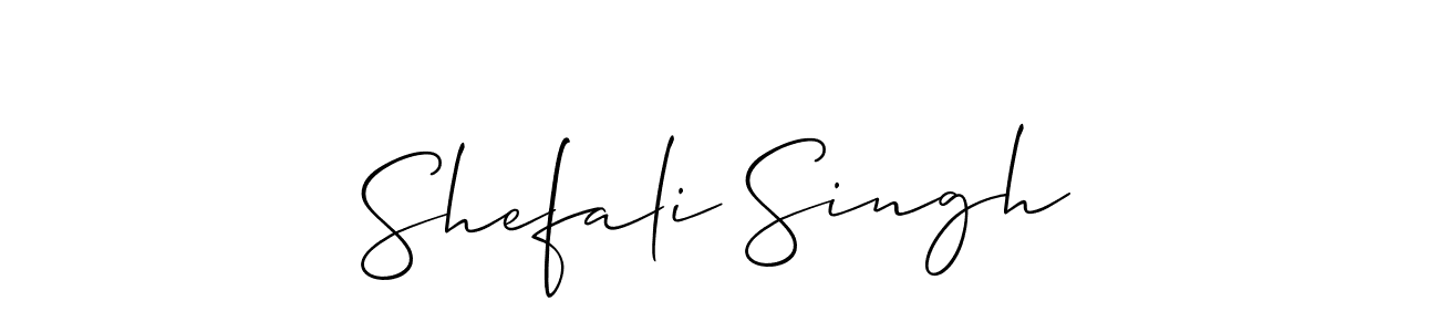 Shefali Singh stylish signature style. Best Handwritten Sign (Allison_Script) for my name. Handwritten Signature Collection Ideas for my name Shefali Singh. Shefali Singh signature style 2 images and pictures png