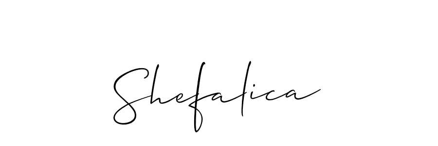 Also we have Shefalica name is the best signature style. Create professional handwritten signature collection using Allison_Script autograph style. Shefalica signature style 2 images and pictures png