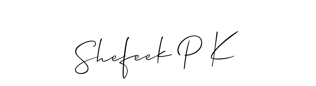 Here are the top 10 professional signature styles for the name Shefeek P K. These are the best autograph styles you can use for your name. Shefeek P K signature style 2 images and pictures png