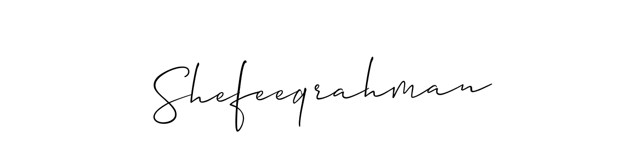How to Draw Shefeeqrahman signature style? Allison_Script is a latest design signature styles for name Shefeeqrahman. Shefeeqrahman signature style 2 images and pictures png