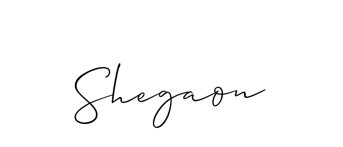 Make a beautiful signature design for name Shegaon. Use this online signature maker to create a handwritten signature for free. Shegaon signature style 2 images and pictures png