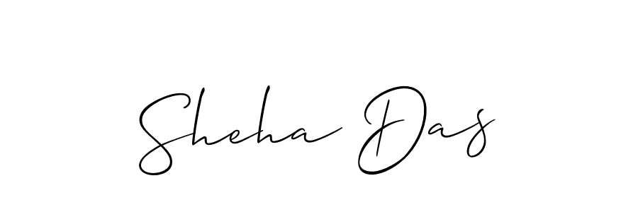You should practise on your own different ways (Allison_Script) to write your name (Sheha Das) in signature. don't let someone else do it for you. Sheha Das signature style 2 images and pictures png