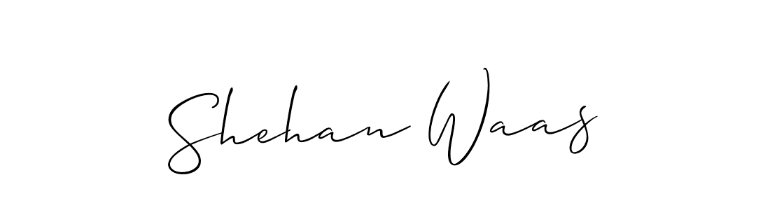 How to Draw Shehan Waas signature style? Allison_Script is a latest design signature styles for name Shehan Waas. Shehan Waas signature style 2 images and pictures png