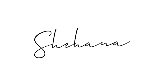 Best and Professional Signature Style for Shehana. Allison_Script Best Signature Style Collection. Shehana signature style 2 images and pictures png