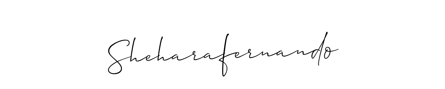 Best and Professional Signature Style for Sheharafernando. Allison_Script Best Signature Style Collection. Sheharafernando signature style 2 images and pictures png