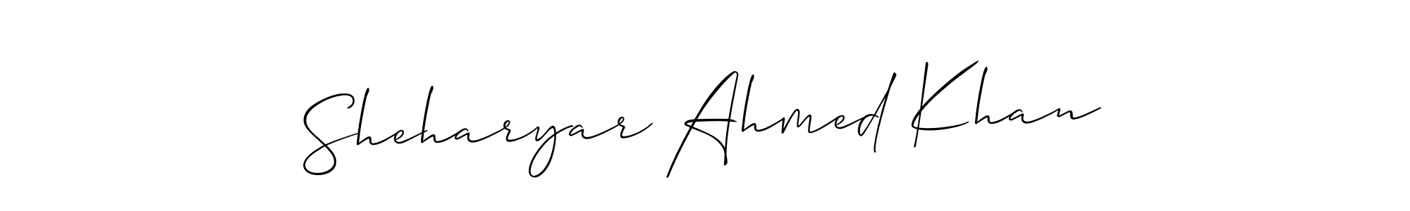 See photos of Sheharyar Ahmed Khan official signature by Spectra . Check more albums & portfolios. Read reviews & check more about Allison_Script font. Sheharyar Ahmed Khan signature style 2 images and pictures png