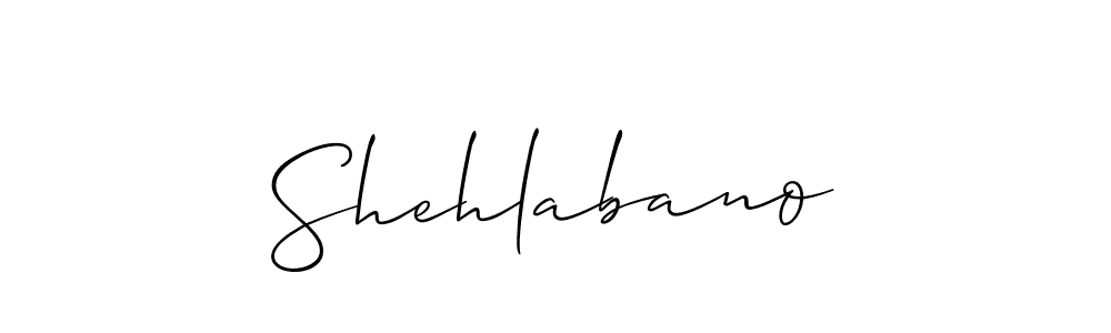 You should practise on your own different ways (Allison_Script) to write your name (Shehlabano) in signature. don't let someone else do it for you. Shehlabano signature style 2 images and pictures png