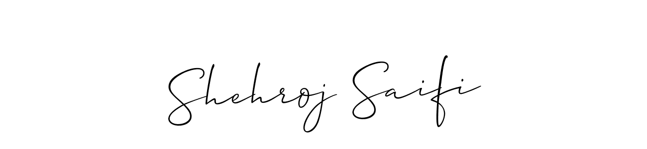 You can use this online signature creator to create a handwritten signature for the name Shehroj Saifi. This is the best online autograph maker. Shehroj Saifi signature style 2 images and pictures png