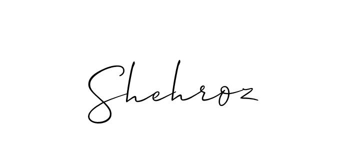 How to Draw Shehroz signature style? Allison_Script is a latest design signature styles for name Shehroz. Shehroz signature style 2 images and pictures png