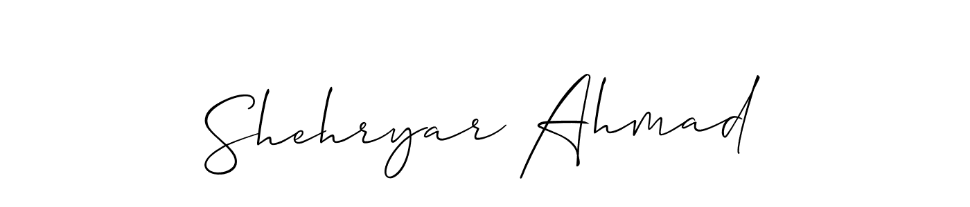 You can use this online signature creator to create a handwritten signature for the name Shehryar Ahmad. This is the best online autograph maker. Shehryar Ahmad signature style 2 images and pictures png