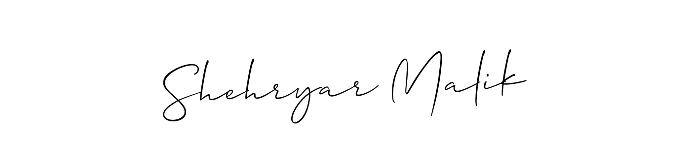 if you are searching for the best signature style for your name Shehryar Malik. so please give up your signature search. here we have designed multiple signature styles  using Allison_Script. Shehryar Malik signature style 2 images and pictures png
