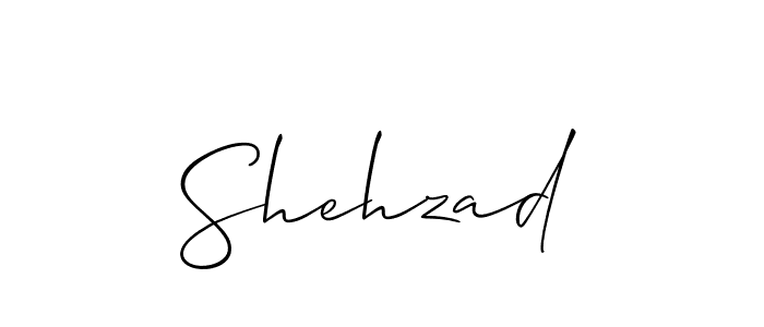 How to make Shehzad name signature. Use Allison_Script style for creating short signs online. This is the latest handwritten sign. Shehzad signature style 2 images and pictures png