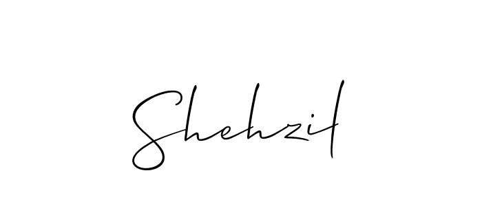 The best way (Allison_Script) to make a short signature is to pick only two or three words in your name. The name Shehzil include a total of six letters. For converting this name. Shehzil signature style 2 images and pictures png