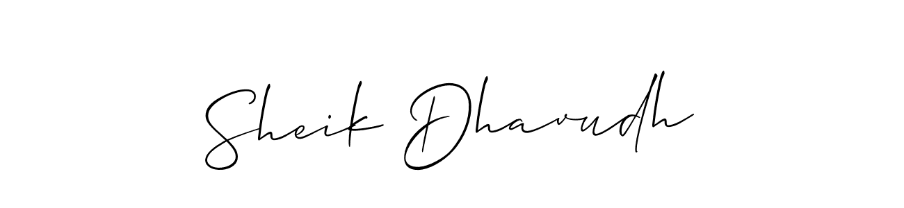 This is the best signature style for the Sheik Dhavudh name. Also you like these signature font (Allison_Script). Mix name signature. Sheik Dhavudh signature style 2 images and pictures png