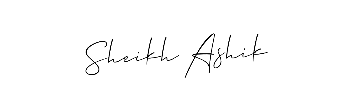 Best and Professional Signature Style for Sheikh Ashik. Allison_Script Best Signature Style Collection. Sheikh Ashik signature style 2 images and pictures png