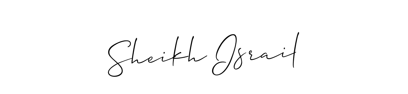 Best and Professional Signature Style for Sheikh Israil. Allison_Script Best Signature Style Collection. Sheikh Israil signature style 2 images and pictures png