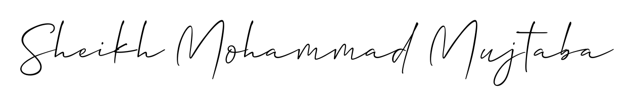 Practice writing Sheikh Mohammad Mujtaba with the flow of Allison_Script lettering. A fantastic source of inspiration for developing your personal signature style. Sheikh Mohammad Mujtaba signature style 2 images and pictures png