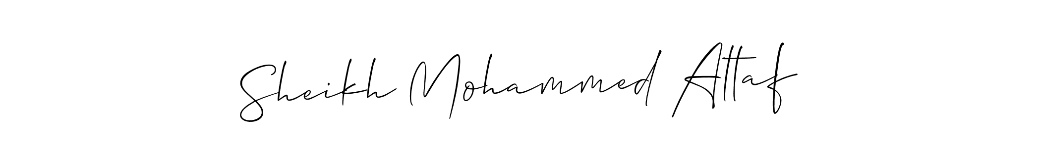 Sheikh Mohammed Altaf stylish signature style. Best Handwritten Sign (Allison_Script) for my name. Handwritten Signature Collection Ideas for my name Sheikh Mohammed Altaf. Sheikh Mohammed Altaf signature style 2 images and pictures png
