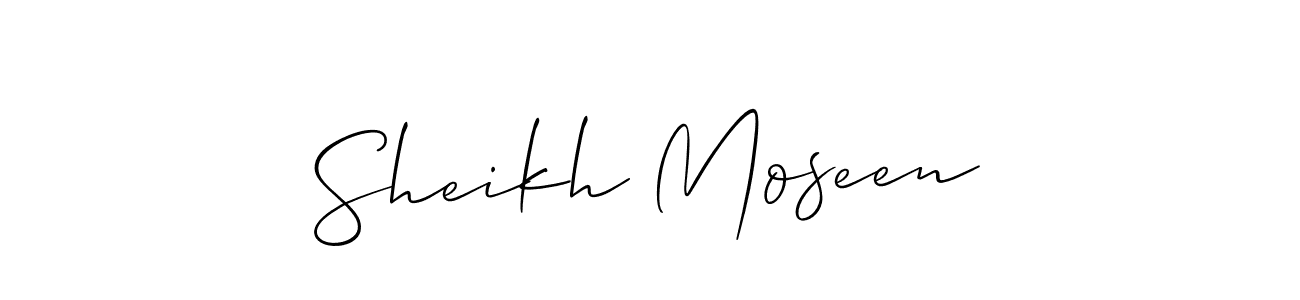 This is the best signature style for the Sheikh Moseen name. Also you like these signature font (Allison_Script). Mix name signature. Sheikh Moseen signature style 2 images and pictures png