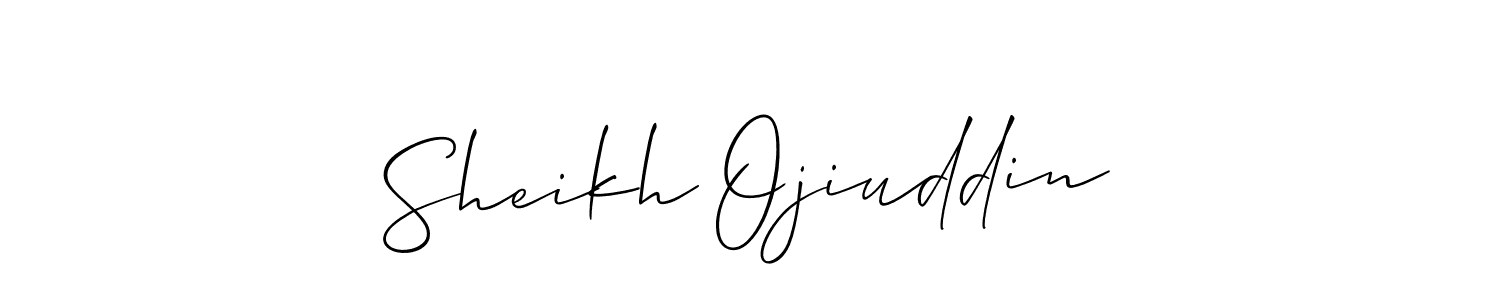 How to Draw Sheikh Ojiuddin signature style? Allison_Script is a latest design signature styles for name Sheikh Ojiuddin. Sheikh Ojiuddin signature style 2 images and pictures png