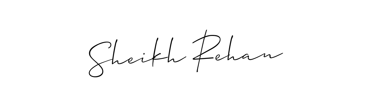 Best and Professional Signature Style for Sheikh Rehan. Allison_Script Best Signature Style Collection. Sheikh Rehan signature style 2 images and pictures png