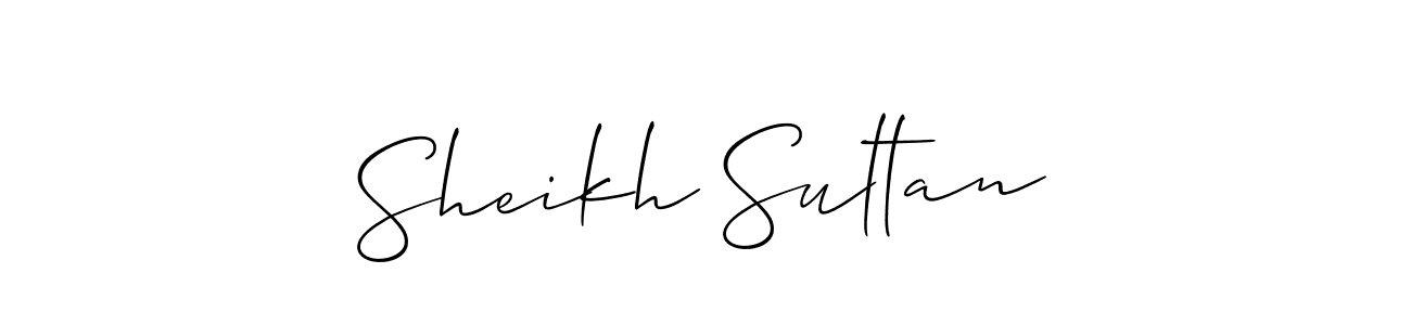 Best and Professional Signature Style for Sheikh Sultan. Allison_Script Best Signature Style Collection. Sheikh Sultan signature style 2 images and pictures png