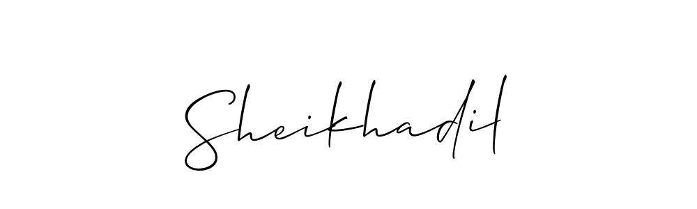 Here are the top 10 professional signature styles for the name Sheikhadil. These are the best autograph styles you can use for your name. Sheikhadil signature style 2 images and pictures png