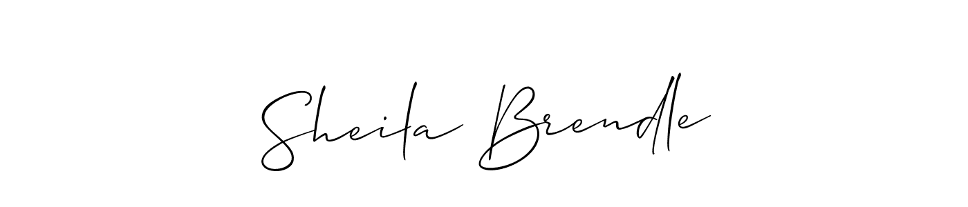Check out images of Autograph of Sheila Brendle name. Actor Sheila Brendle Signature Style. Allison_Script is a professional sign style online. Sheila Brendle signature style 2 images and pictures png