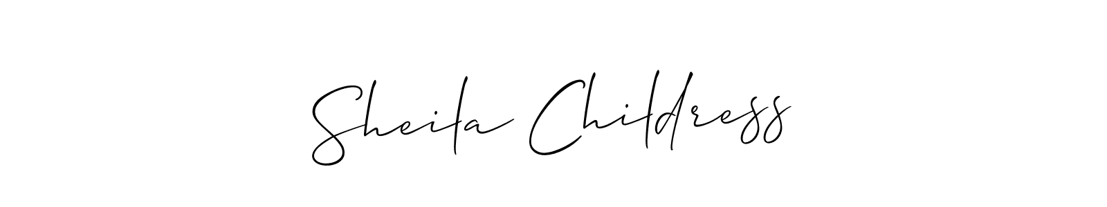 Check out images of Autograph of Sheila Childress name. Actor Sheila Childress Signature Style. Allison_Script is a professional sign style online. Sheila Childress signature style 2 images and pictures png