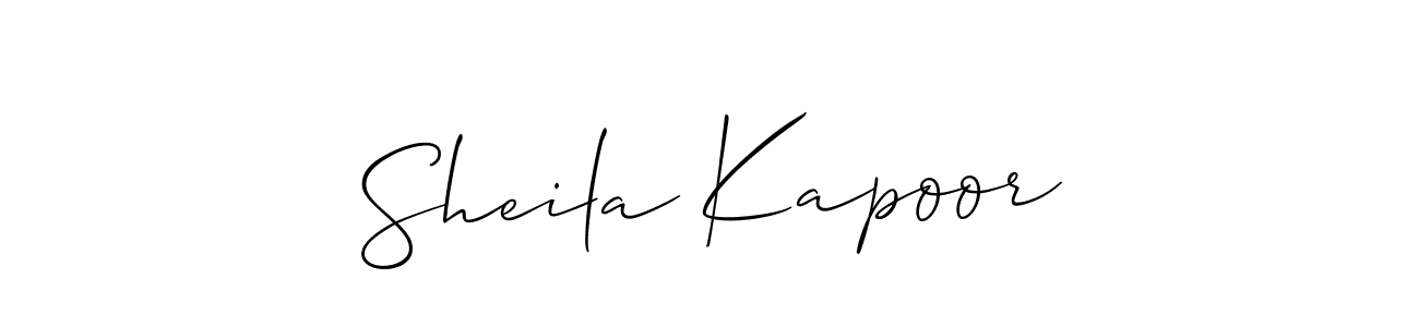 How to Draw Sheila Kapoor signature style? Allison_Script is a latest design signature styles for name Sheila Kapoor. Sheila Kapoor signature style 2 images and pictures png