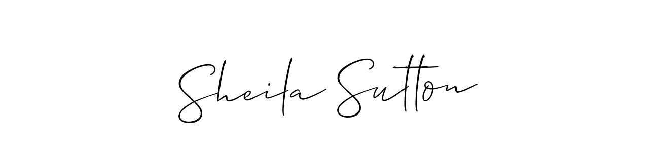 Make a beautiful signature design for name Sheila Sutton. Use this online signature maker to create a handwritten signature for free. Sheila Sutton signature style 2 images and pictures png