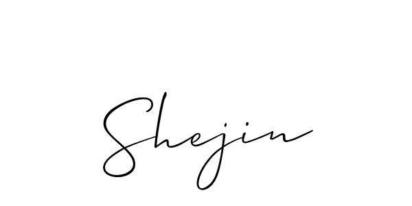 Also You can easily find your signature by using the search form. We will create Shejin name handwritten signature images for you free of cost using Allison_Script sign style. Shejin signature style 2 images and pictures png