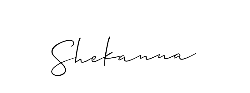 Shekanna stylish signature style. Best Handwritten Sign (Allison_Script) for my name. Handwritten Signature Collection Ideas for my name Shekanna. Shekanna signature style 2 images and pictures png