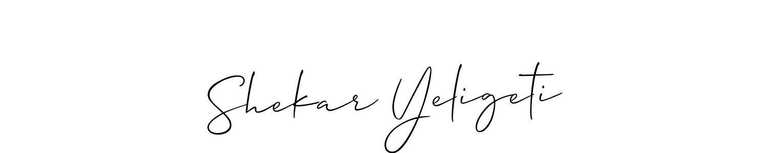 Make a beautiful signature design for name Shekar Yeligeti. Use this online signature maker to create a handwritten signature for free. Shekar Yeligeti signature style 2 images and pictures png