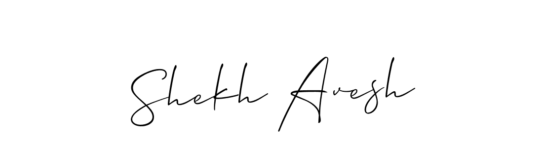 Best and Professional Signature Style for Shekh Avesh. Allison_Script Best Signature Style Collection. Shekh Avesh signature style 2 images and pictures png