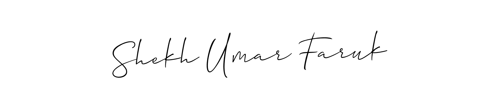 Best and Professional Signature Style for Shekh Umar Faruk. Allison_Script Best Signature Style Collection. Shekh Umar Faruk signature style 2 images and pictures png