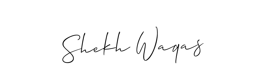 Similarly Allison_Script is the best handwritten signature design. Signature creator online .You can use it as an online autograph creator for name Shekh Waqas. Shekh Waqas signature style 2 images and pictures png