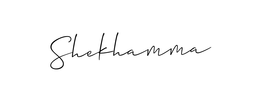 You should practise on your own different ways (Allison_Script) to write your name (Shekhamma) in signature. don't let someone else do it for you. Shekhamma signature style 2 images and pictures png