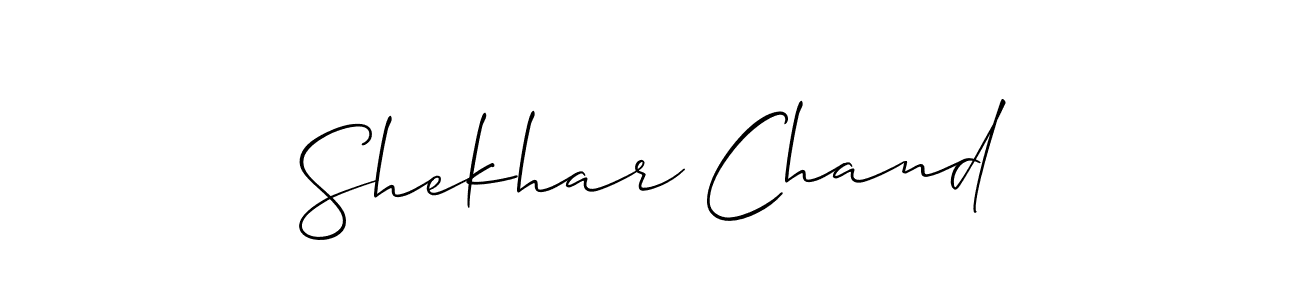 Make a beautiful signature design for name Shekhar Chand. With this signature (Allison_Script) style, you can create a handwritten signature for free. Shekhar Chand signature style 2 images and pictures png