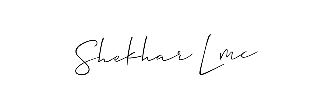 Shekhar Lmc stylish signature style. Best Handwritten Sign (Allison_Script) for my name. Handwritten Signature Collection Ideas for my name Shekhar Lmc. Shekhar Lmc signature style 2 images and pictures png