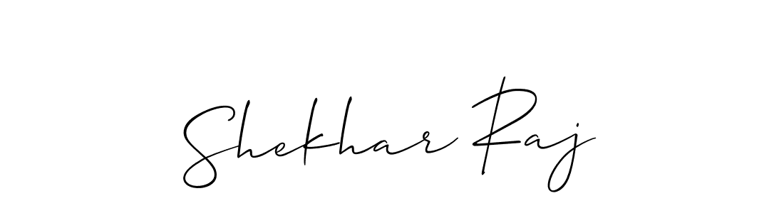 Shekhar Raj stylish signature style. Best Handwritten Sign (Allison_Script) for my name. Handwritten Signature Collection Ideas for my name Shekhar Raj. Shekhar Raj signature style 2 images and pictures png