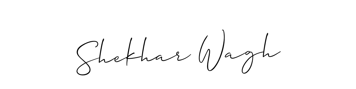 Allison_Script is a professional signature style that is perfect for those who want to add a touch of class to their signature. It is also a great choice for those who want to make their signature more unique. Get Shekhar Wagh name to fancy signature for free. Shekhar Wagh signature style 2 images and pictures png