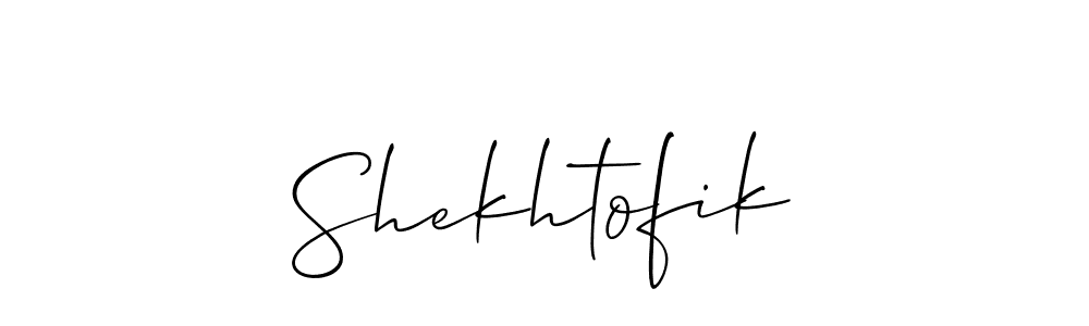 This is the best signature style for the Shekhtofik name. Also you like these signature font (Allison_Script). Mix name signature. Shekhtofik signature style 2 images and pictures png